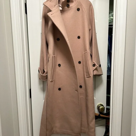 Reiss - NWT tan Wool Blend Coat - Picture 9 of 13
